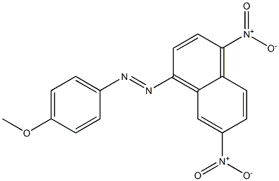 (4,7-Dinitronaphthalen-1-yl)-(4-methoxyphenyl)diazene Structure