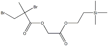 2-Oxo-2-[2-(trimethylsilyl)ethoxy]ethyl 2,3-dibromo-2-methylpropanoate Structure