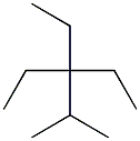 3,3-Diethyl-2-methylpentane.,,结构式
