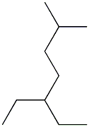 5-Ethyl-2-methylheptane. Structure