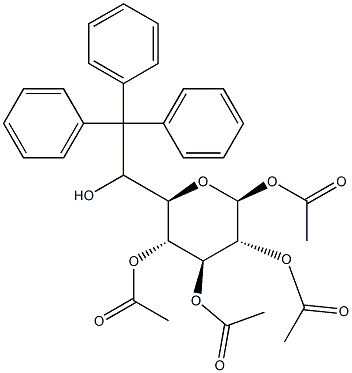 6-Trityl-tetra-O-acetyl-beta-d-glucose|