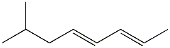 7-Methyl-2,4-octadiene.,,结构式