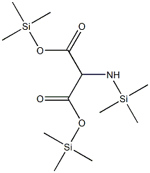 Bis(trimethylsilyl) 2-[(trimethylsilyl)amino]malonate Structure