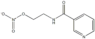 N-[2-(Nitrooxy)ethyl]-3-pyridinecardboxamide Structure