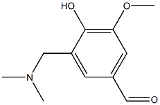 3-[(Dimethylamino)methyl]-4-hydroxy-5-methoxybenzenecarboxaldehyde 95%