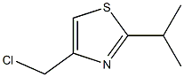 4-(Chloromethyl)-2-isopropyl-1,3-thiazole,,结构式