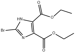 Diethyl 2-bromo-1H-imidazole-4,5-dicarboxylate, 129756-78-1, 结构式