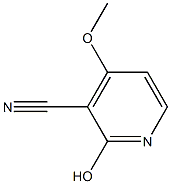 2-HYDROXY-3-CYANO-4-METHOXYPYRIDINE Structure