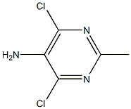 5-AMINO-4,6-DICHLORO-2-METHY PYRIMIDINE Structure