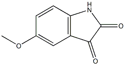 5-METHOXYLISATIN 结构式