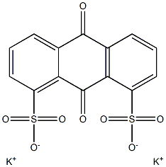 ANTHRAQUINONE-1,8- DISULPHONIC ACID POTASSIUM Structure