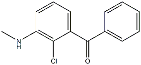 METHYL-AMINOCHLOROBENZOPENONE Struktur
