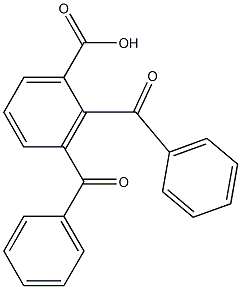 2,3-二苯甲醯苯甲酸,,结构式