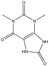 二甲尿酸,,结构式
