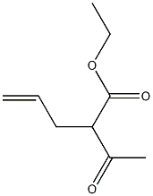 ethyl allylacetylacetate 化学構造式