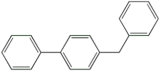 p-benzyldiphenyl 化学構造式