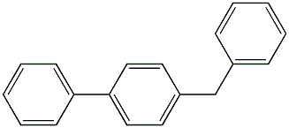 對苄聯苯, , 结构式