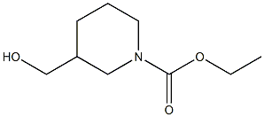1-Ethoxycarbonyl-3-Piperidine Methanol Structure