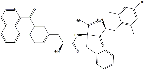 2',6'-dimethyltyrosyl-1,2,3,4-tetrahydro-3-isoquinolinecarbonyl-phenylalanyl-phenylalaninamide