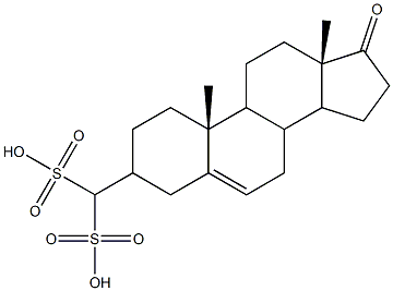 androst-5-ene-17-one-3-methylene sulfonic acid Structure