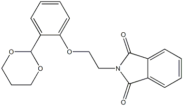 N-(2-(2-(1,3-dioxan-2-yl)phenoxy)-ethyl)phthalimide 化学構造式