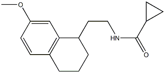 N-((-)-2-(7-methoxy-1,2,3,3-tetrahydro-1-naphthyl)ethyl)cyclopropylcarboxamide|