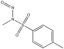 N-methyl-N-nitrosotoluene-p-sulfonamide. Structure