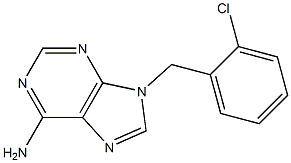 9-(2-chlorobenzyl)adenine 结构式