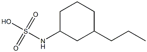 3-cyclohexylamine-1-propane sulfonic acid Structure