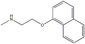 N-monomethyl-2-(1-naphthyloxy)ethylamine Struktur