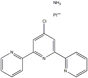 ammine(4'-chloro-2,2'-6',2''-terpyridine)platinum(II) Structure