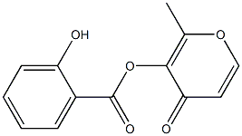 salicylic acid maltol ester Structure