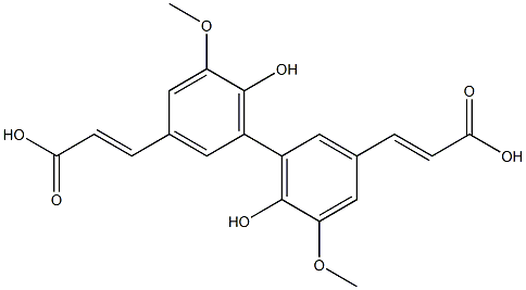 5,5-diferulic acid,,结构式