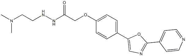 2-(4-pyridyl)-5-((4-(2-dimethylaminoethylaminocarbamoyl)methoxy)phenyl)oxazole