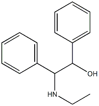 N-ethyl-1,2-diphenylethanolamine 结构式