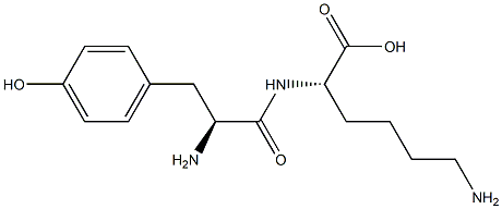 tyrosyl-lysine 结构式