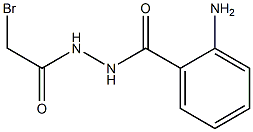 2-aminobenzoic acid 2-(bromoacetyl)hydrazide 结构式