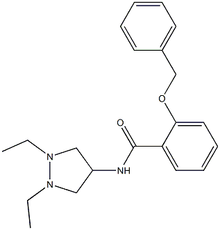 2-(benzyloxy)-N-(1,2-diethyltetrahydro-1H-pyrazol-4-yl)benzamide|