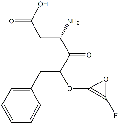 benzyloxycarbonyl-aspartyl(O-methyl)fluoromethane Structure