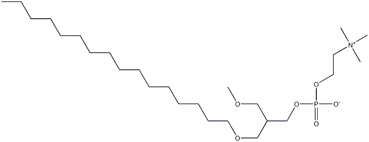 2'-(trimethylammonio)ethyl 3-(hexadecyloxy)-2-(methoxymethyl)propyl phosphate