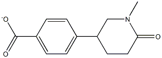 4-(1-methyl-2-oxopiperid-5-yl)benzoate