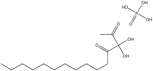 1-lauroyl-dihydroxyacetonephosphate Structure
