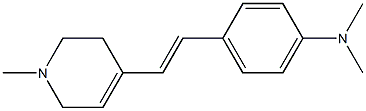 1-methyl-4-(4-dimethylaminophenylethenyl)-1,2,3,6-tetrahydropyridine