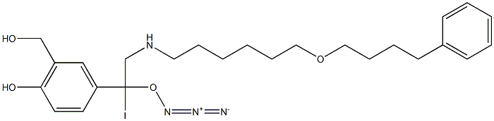 iodoazidosalmeterol Struktur