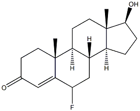 6-fluorotestosterone Structure
