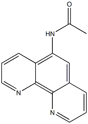 5-acetylamino-1,10-phenanthroline,,结构式