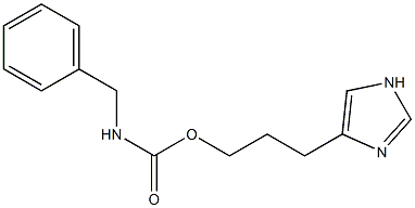 3-(1H-imidazol-4-yl)propyl N-benzylcarbamate,,结构式