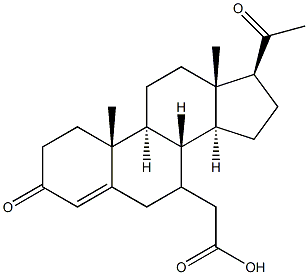 7-carboxymethyl progesterone,,结构式