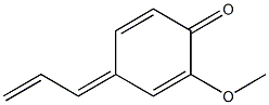 2-methoxy-4-allylidene-2,5-cyclohexadien-1-one,,结构式