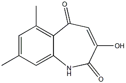 3-hydroxy-6,8-dimethyl-1H-1-benzazepine-2,5-dione Struktur